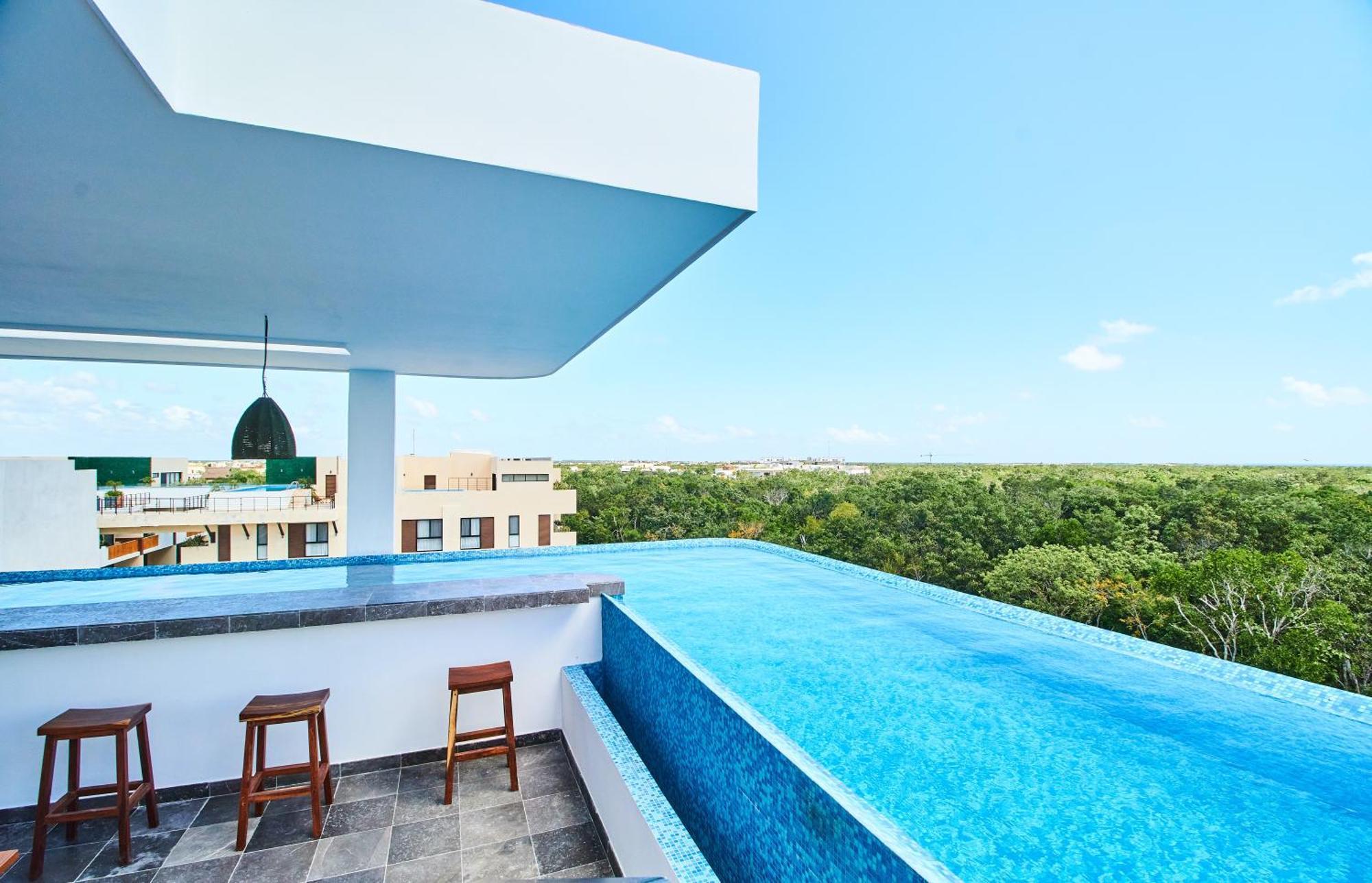 툴룸 Luxury Penthouse With Private Pool In Aldea Zama 아파트 외부 사진